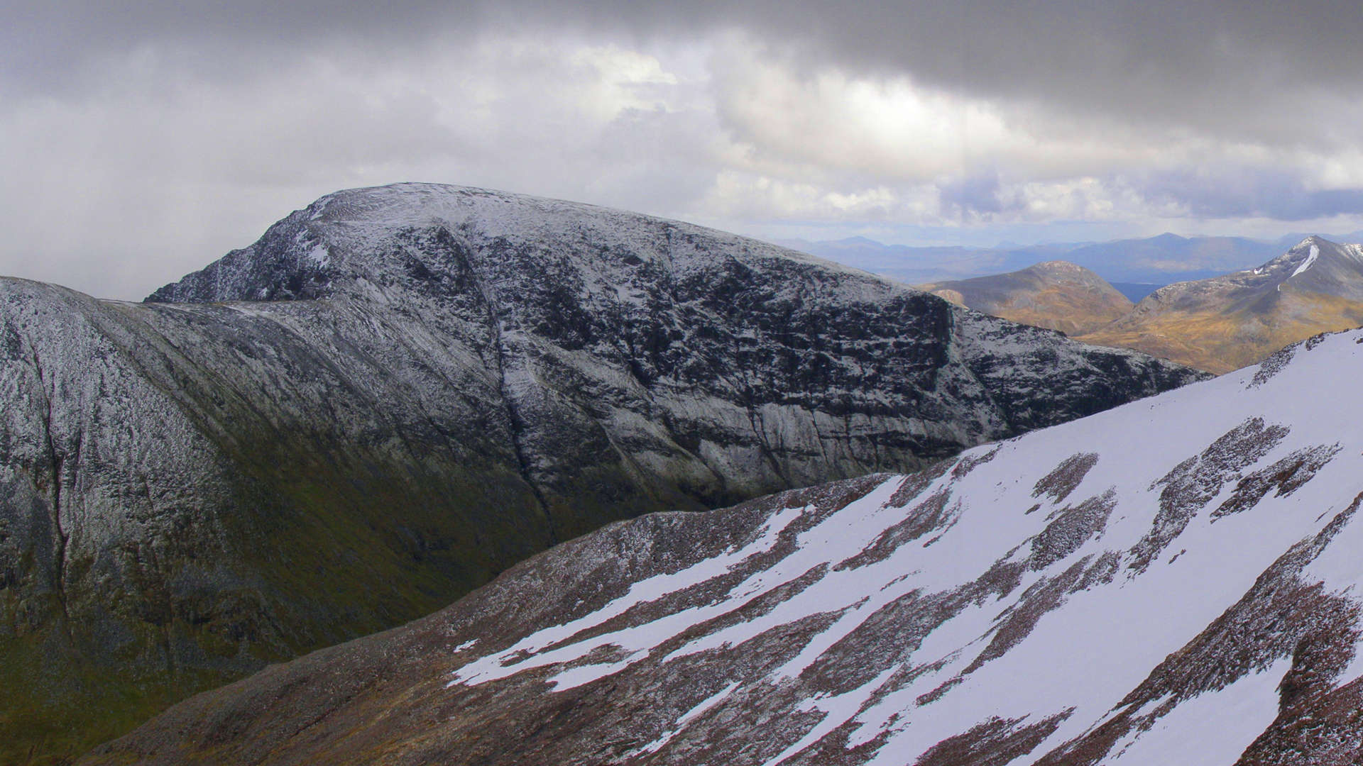 Aonach Beag mountain in Scotland
