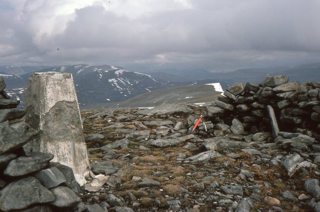 Ben Alder mountain in Scotland