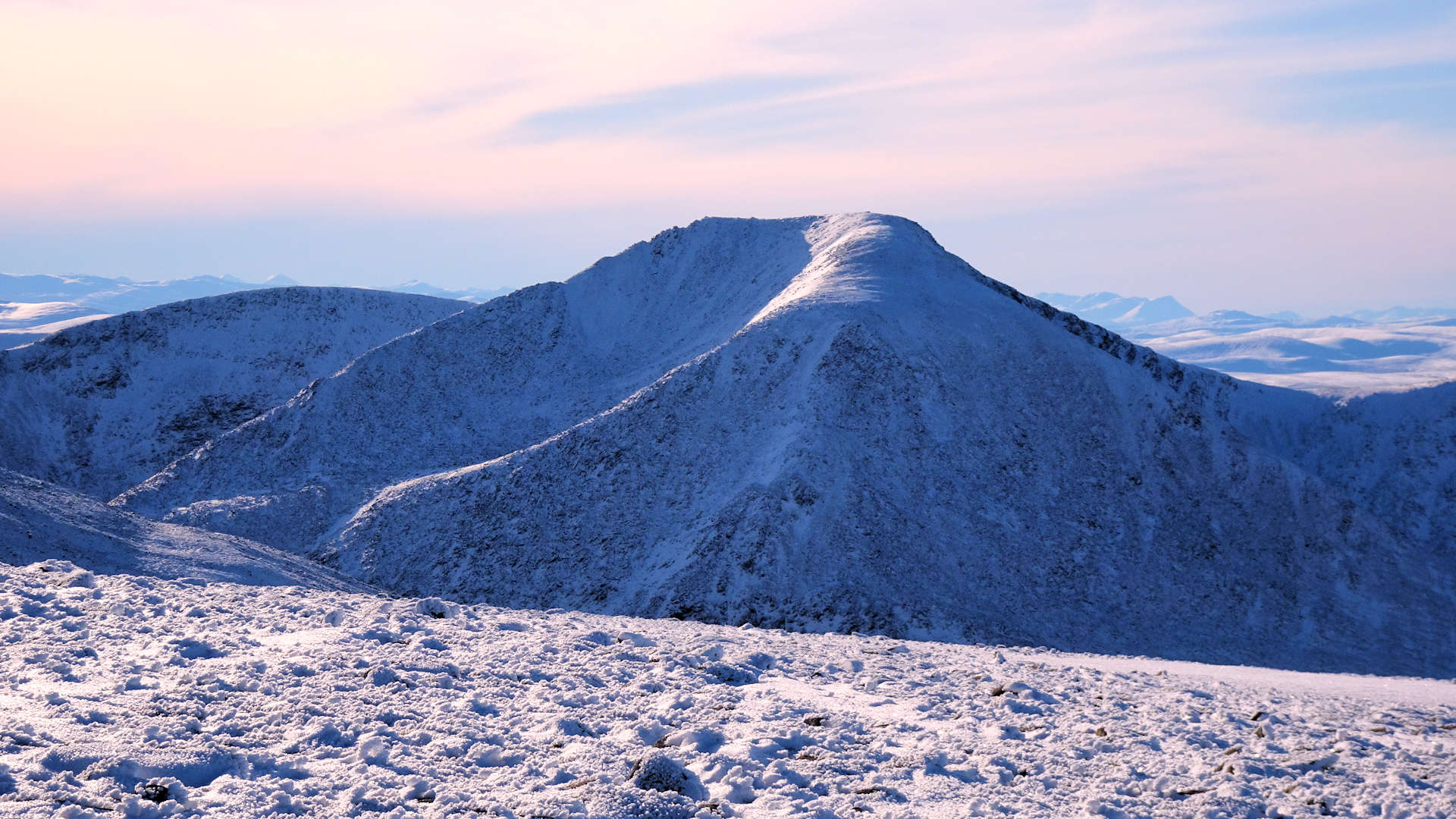 Cairn Toul mountain in Scotland
