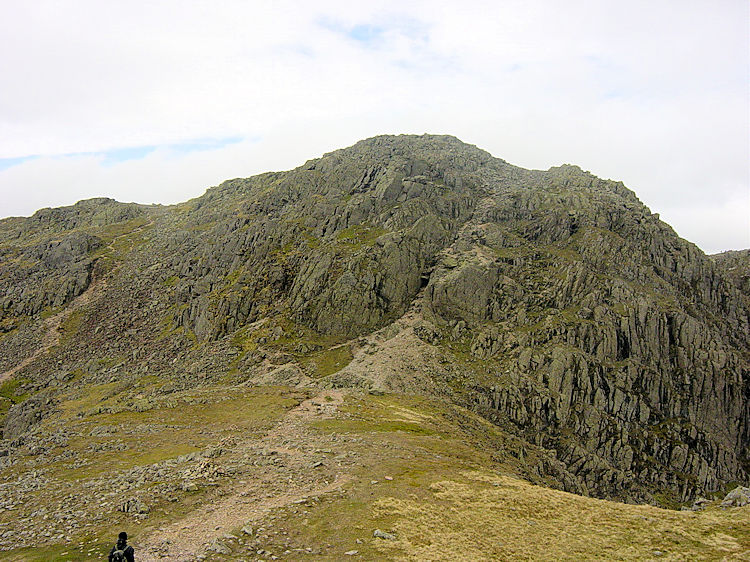 Crinkle Crags mountain in England