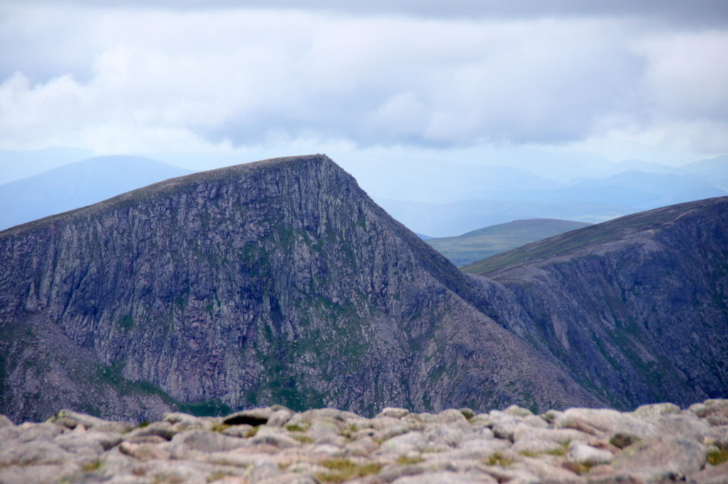 Sgor an Lochain Uaine mountain in Scotland